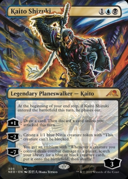 Kaito Shizuki Kamigawa- Neon Dynasty Alternate Art